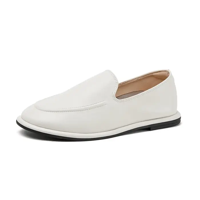 AIYUQI Mocassins Femme 2026 Nouvelle Collection Printemps Bout Rond Chaussures à Enfiler en Cuir Vér