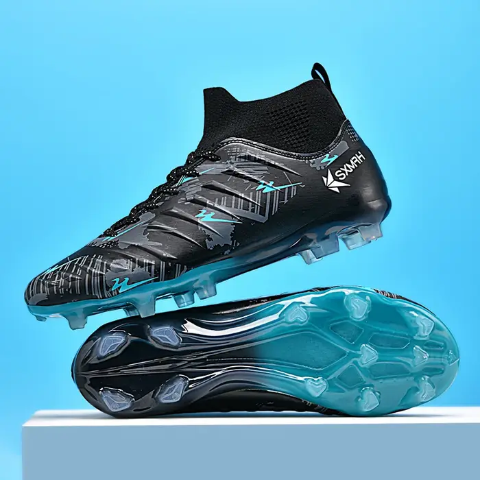 Chaussures de football à crampons longs AG pour hommes Genuine Double Star, chaussures de match et d