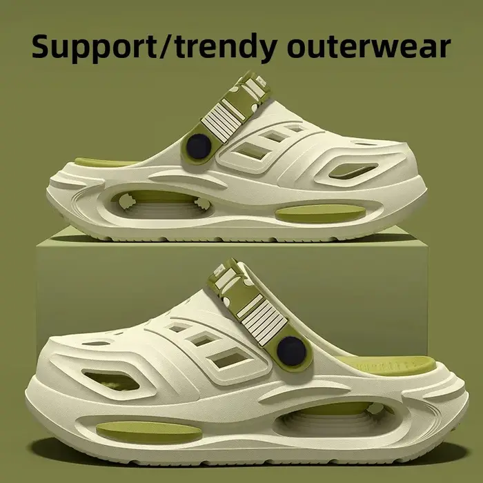 Chaussures d'été unisexes à semelles épaisses et perforées