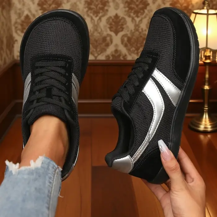 Chaussures à bout large pour femmes baskets pieds nus décontracté