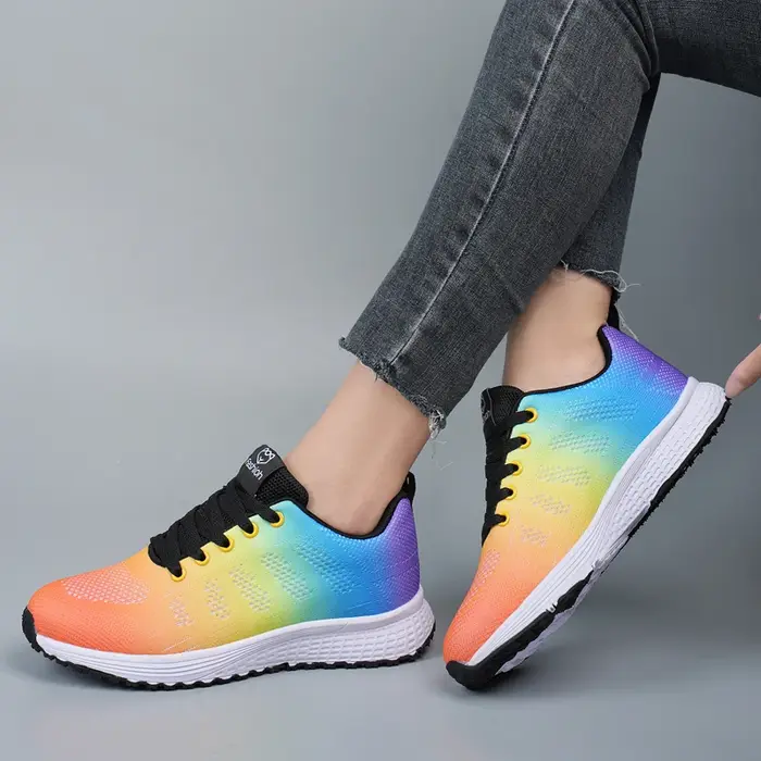 Femmes chaussures de sport décontractées en plein air anti-dérapant confortable Tennis tenues d'été damen