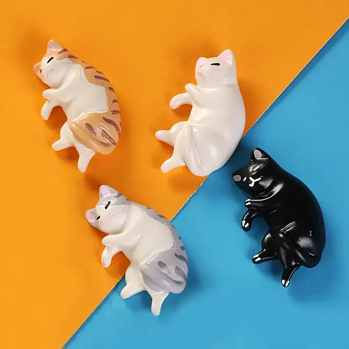 Lot de Breloques pour Chaussures Motif Chats de Dessin Animé Mignons - Accessoires de Créateur Polyv