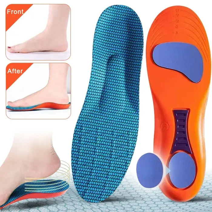 Semelles intérieures de Sport pour chaussures, semelles orthopédiques, Absorption des chocs, déodorant, coussin respirant, semelles de course pour pieds, hommes et femmes