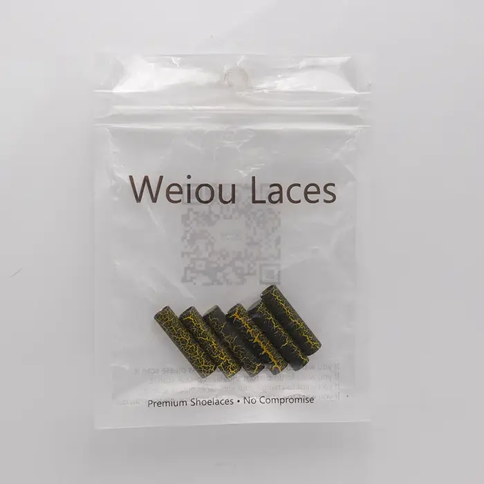 Weiou – accessoires de lacets 2.5CM x 6MM, Top de baskets, Aglets, jolie tête de Lacet, décoration o