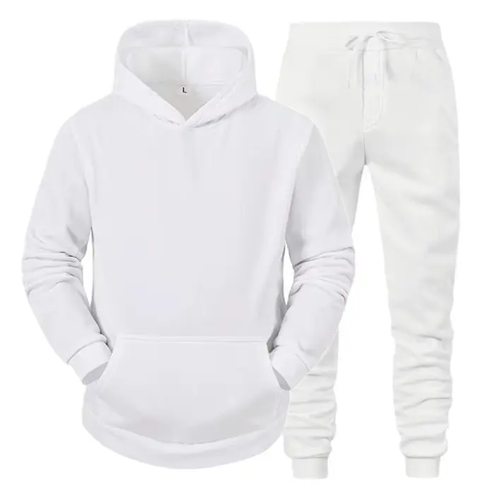 Hommes vêtements de sport pull costume sweats à capuche + pantalons