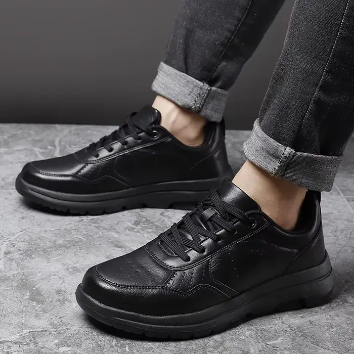 Baskets en cuir non ald pour hommes
