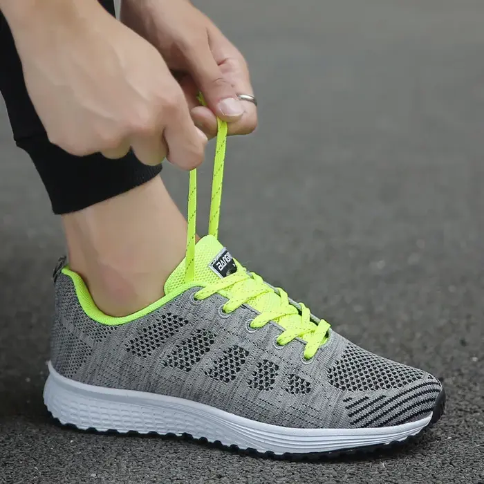 Femmes chaussures décontractées mode respirant marche maille