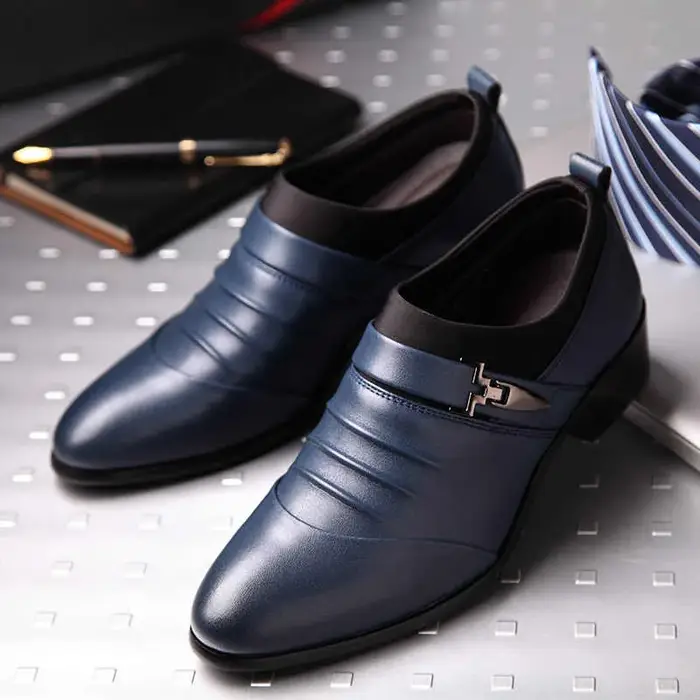 Classique hommes chaussures habillées de luxe Oxfords
