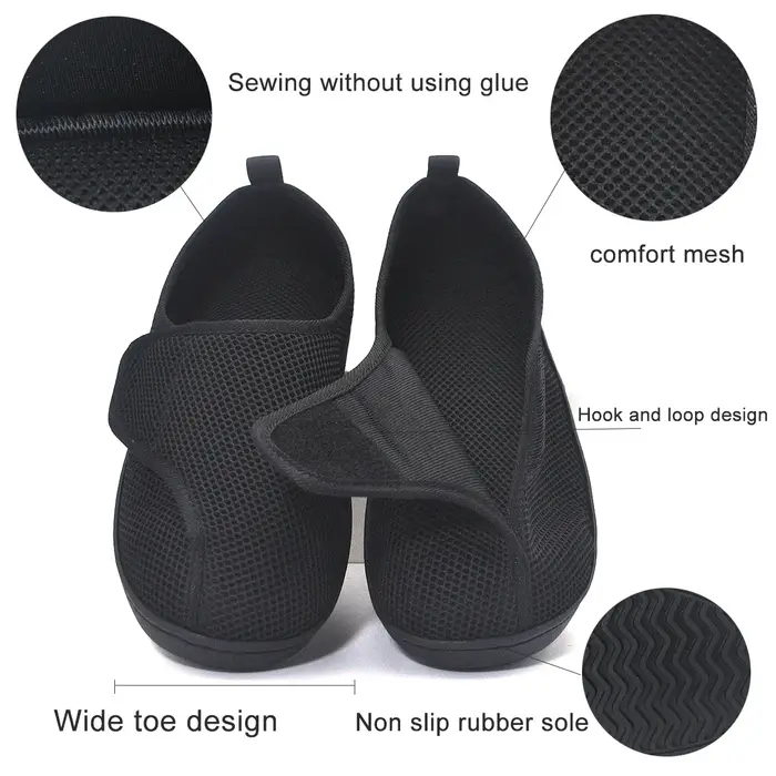 Chaussures de santé hommes pieds larges