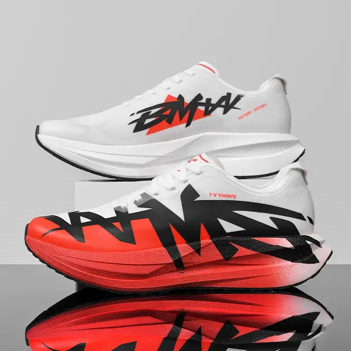 Chaussures de course pour hommes et femmes, baskets de sport professionnelles avec plaque en carbone
