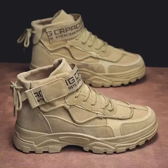 Chaussures de sport anti-ald résistantes à l'usure pour hommes, polyvalentes, décontractées, étudiants, extérieur, style campus, printemps, automne, nouveau, 2024