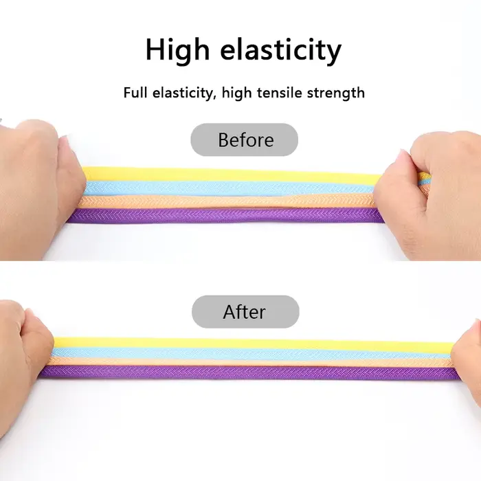 Lacets Lumineux à Verrouillage Magnétique sans Attaches pour Enfant et Adulte, artificiel astiques,