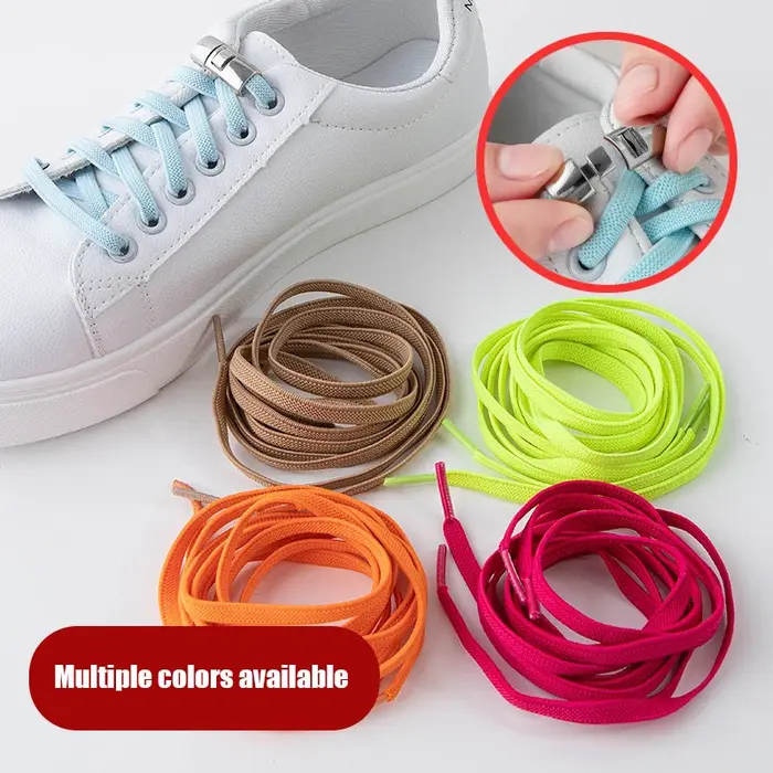 Lacets de Chaussures artificiel astiques Croisés pour Enfants et Adultes
