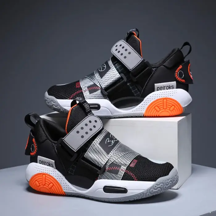 Chaussures de basket-ball légères pour enfants, chaussures de sport pour enfants, baskets d'extérieur pour garçons et filles, non ald, nouvelle marque