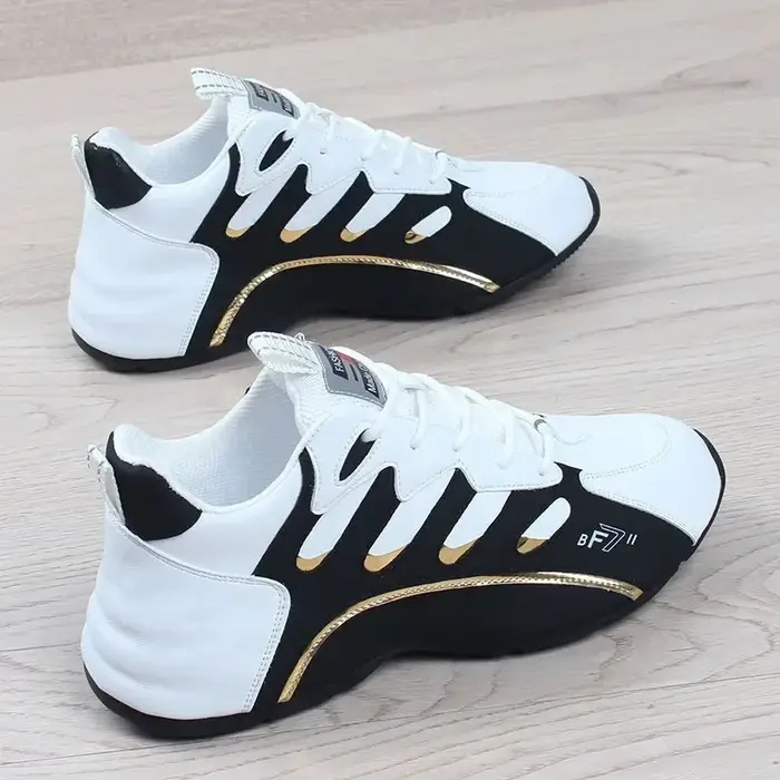 Zapatillas De Mujer en cuir souple De haute qualité pour hommes, baskets décontractées à la mode, lé