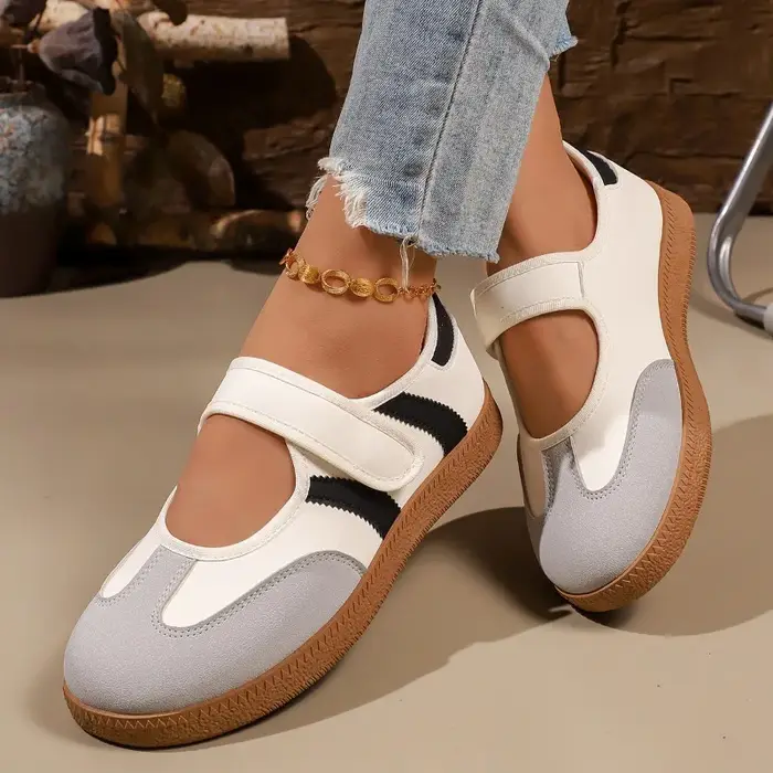 Baskets décontractées grande taille pour femmes 2026 – Nouvelles chaussures de marche à enfiler printemps-automne à