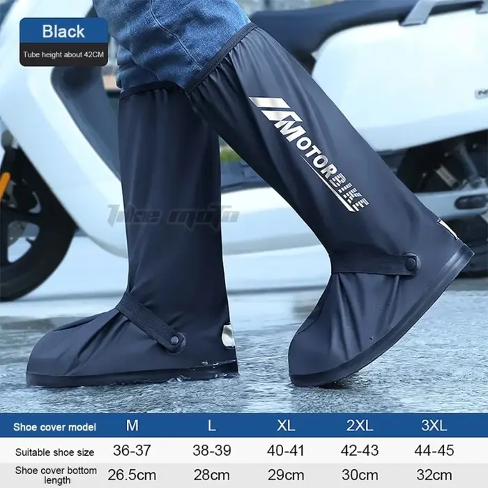 Moto cyclisme vélo réutilisable imperméable chaussures couverture