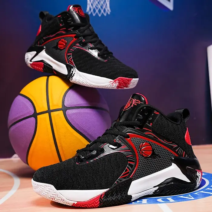 Chaussures de basket-ball coordonnantes pour hommes