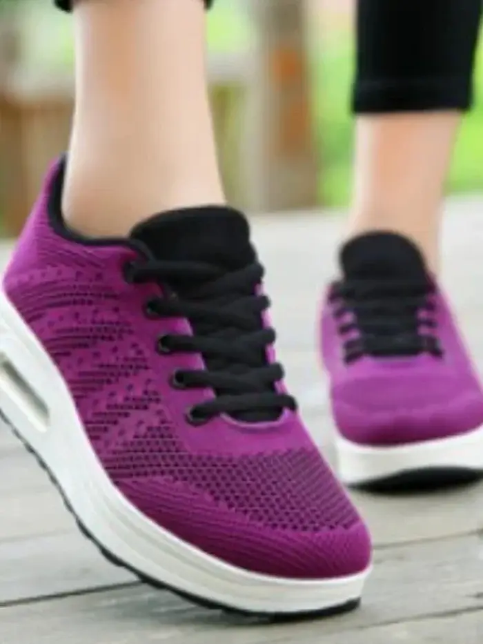 Baskets respirantes évidées pour femmes