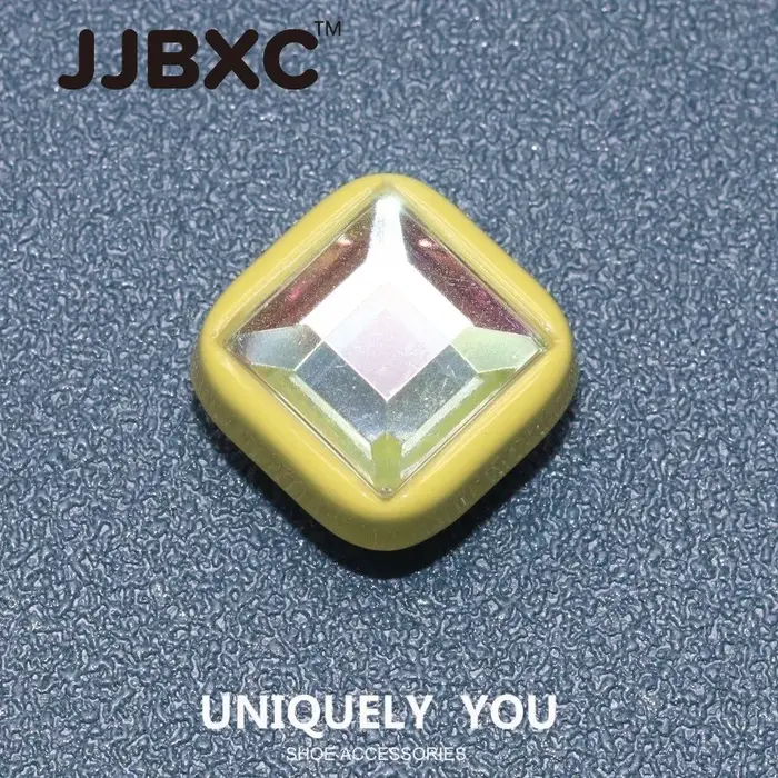 JJBXC – boucle de chaussure à breloques, accessoires de chaussures, gemme en métal, accessoires de c