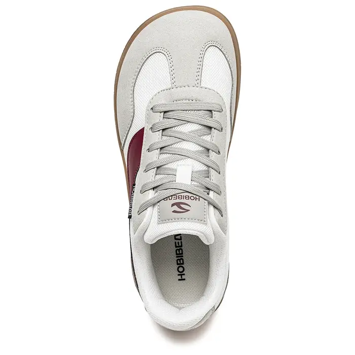 HOBIBEAR chaussures larges pieds nus femmes hommes zéro goutte minimaliste baskets en cuir artificie
