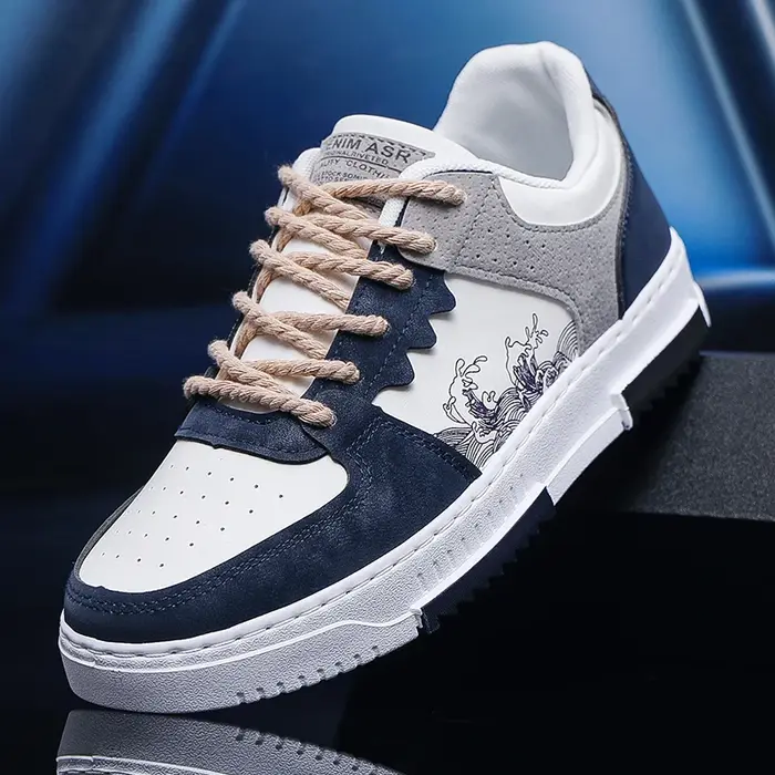 Chaussures décontractées à semelles épaisses pour hommes