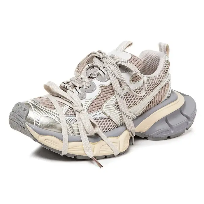 Chaussures de papa quatre saisons pour femmes, respirantes, sales, anciennes, semelles épaisses, aug