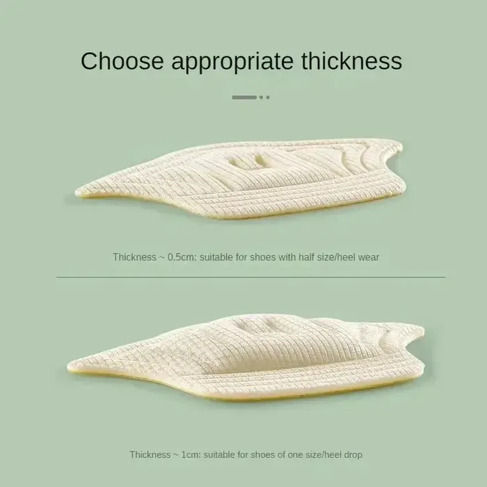 1/2/3/4 Paires de protections adhésives pour talons de baskets