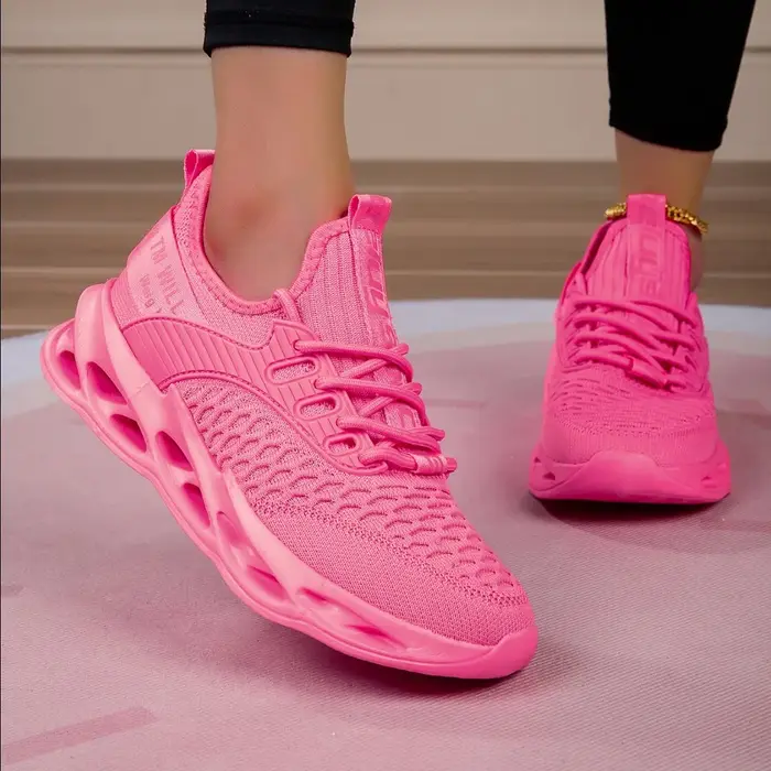 Baskets décontractées violettes pour femmes et hommes