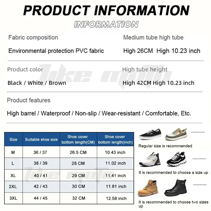 Moto cyclisme vélo réutilisable imperméable chaussures couverture