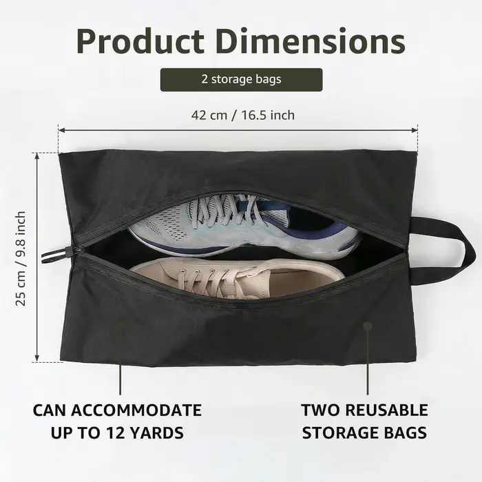 Sacs de rangement portables pour chaussures