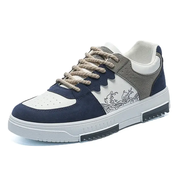 Chaussures décontractées à semelles épaisses pour hommes