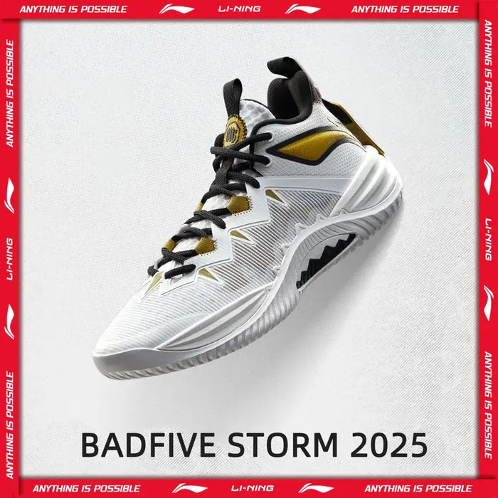 Chaussures de basketball d'extérieur Li-Ning BADFIVE STORM 2025 pour hommes