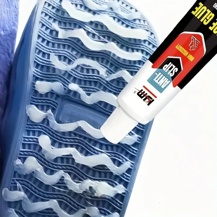 KJM Caoutchouc de poignée à semelle antidérapante : traction robuste pour baskets/chaussures de sport – Idéal pour la randonnée/salle à pied