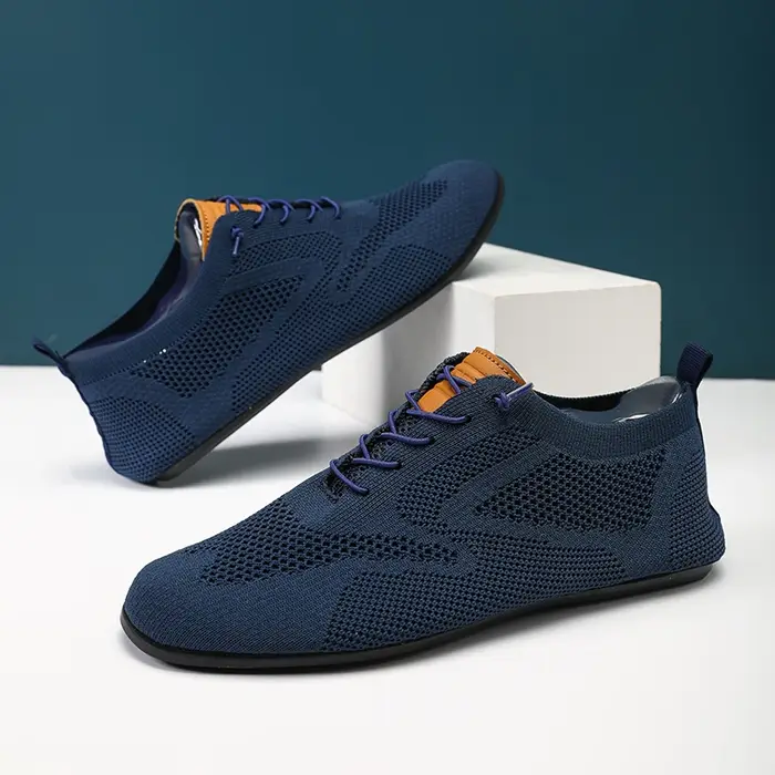 Chaussures Plates en Maille pour Homme