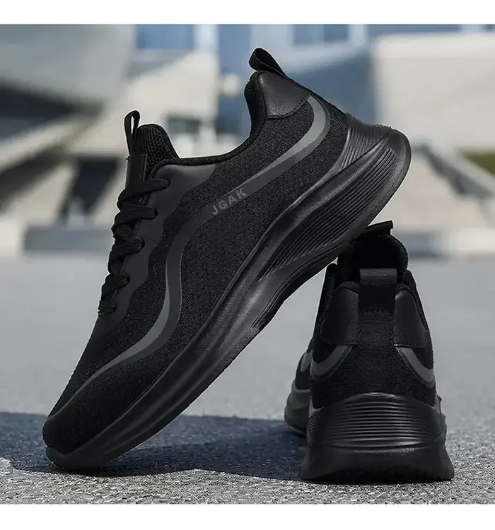 Chaussures de course pour hommes, entièrement blanches, respirantes, légères, confortables, antidéra