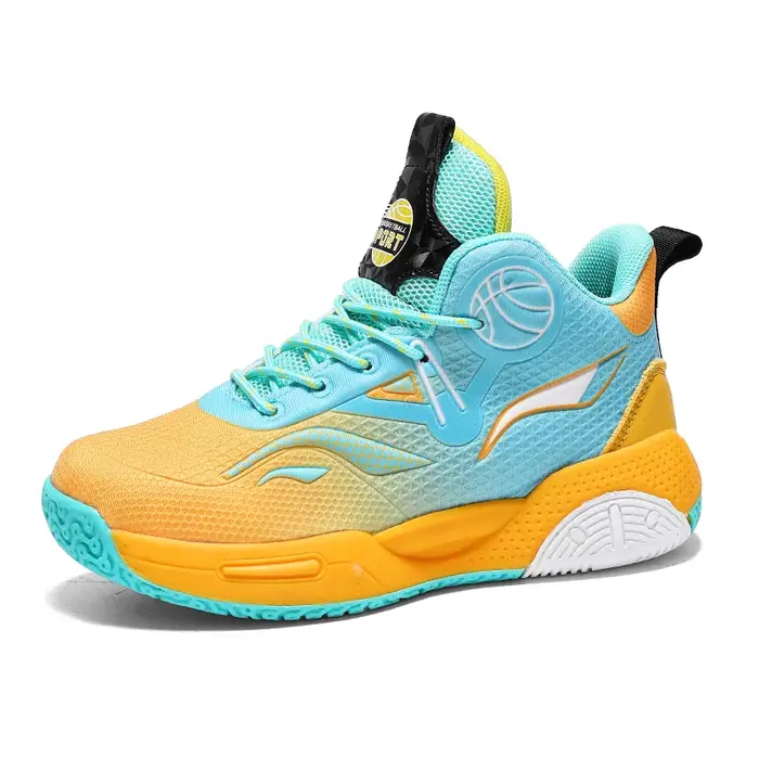 Baskets de basket-ball en maille respirante pour enfants