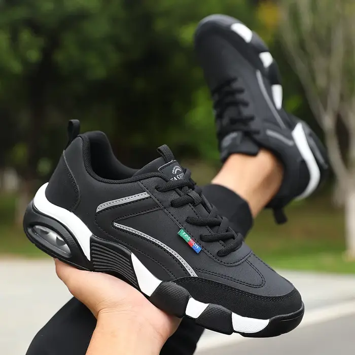 Chaussures de basketball respirantes pour hommes, baskets décontractées à amorti rebondissant, chaussures de marche sans pression, chaussures de course minimalistes pour la rentrée scolaire