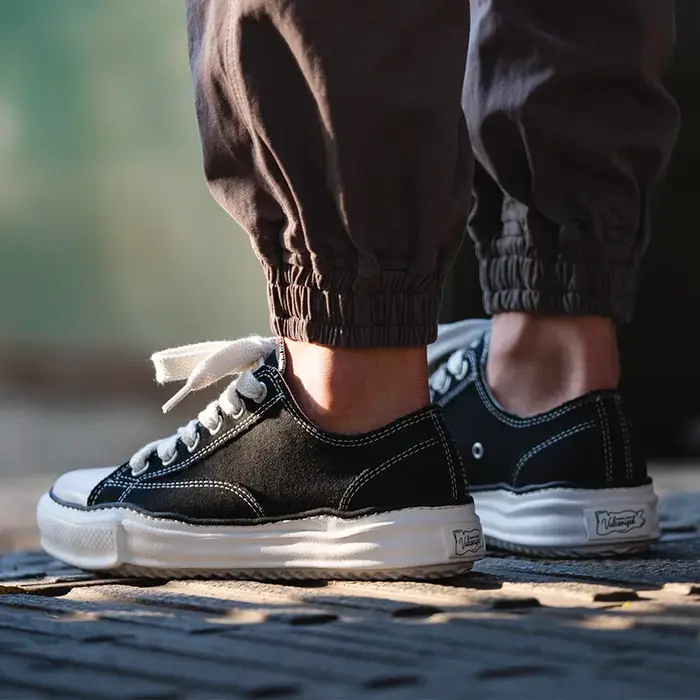 Chaussures basses décontractées en toile dissoute Maden pour hommes