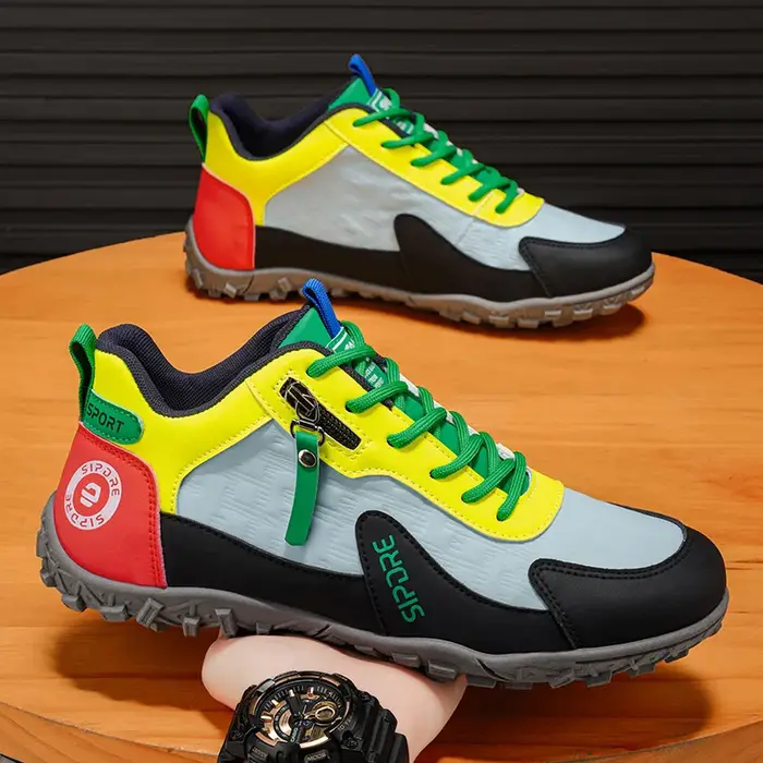 Chaussures de sport décontractées pour hommes de grande taille, simples, légères et confortables, te
