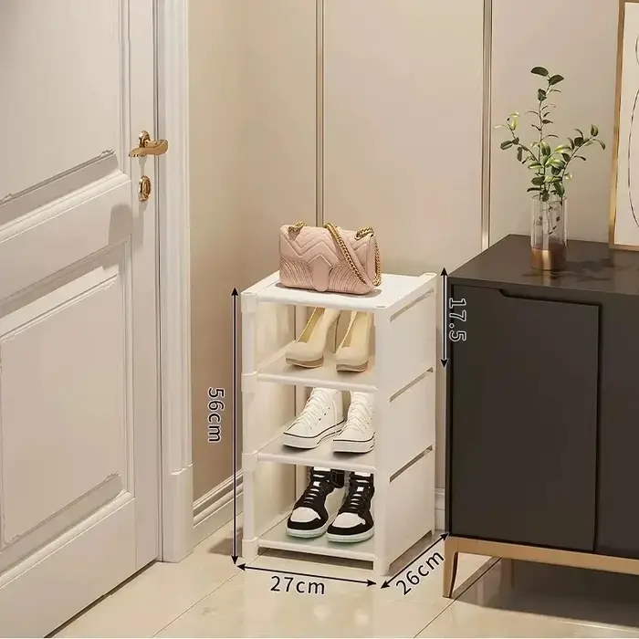 Organisateur de rangement à chaussures empilable, anti-poussière, grande capacité, meuble de rangeme