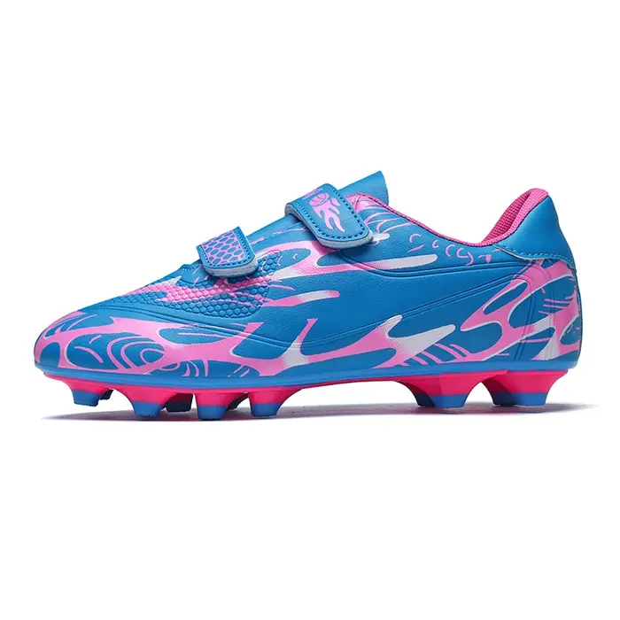 Chaussures de football professionnelles pour enfants à crampons longs FG, chaussures de football pou