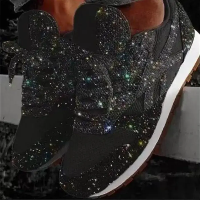 Chaussures pour femmes de mode printemps nouvelle chaussure de sport pour femmes anti-dérapant chaussures plates polyvalentes semelle souple confortable chaussure en maille Кроссож tyyе