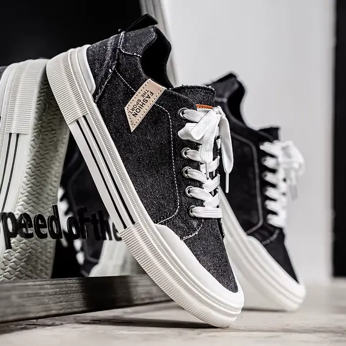 Chaussures en toile, chaussures de sport décontractées pour hommes