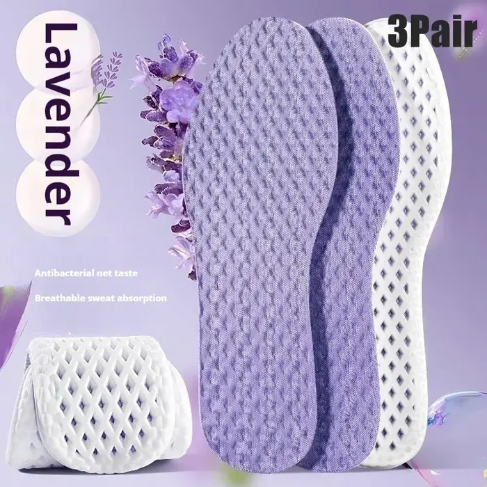 3 paires de semelles intérieures de sport pour la course à pied