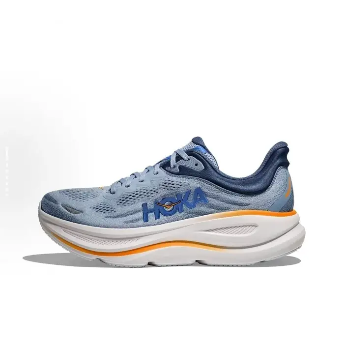HOKA Original Bondi 9 Chaussures de course légères pour hommes et femmes, amorti élastique, baskets 