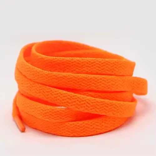 Lacets de couleur Orange (orange), chaussures de sport en toile plate, chaussures de basket-ball, la