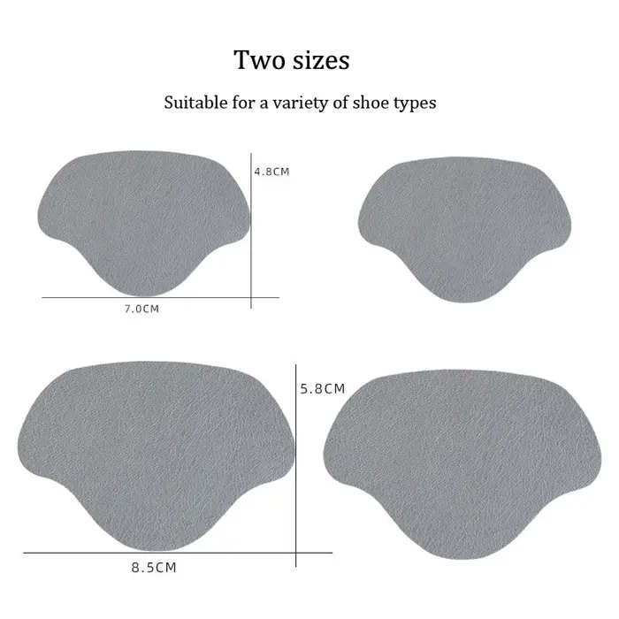 Semelles intérieures pour réparation du talon, 4 pièces, chaussures collantes, baskets doublées avec