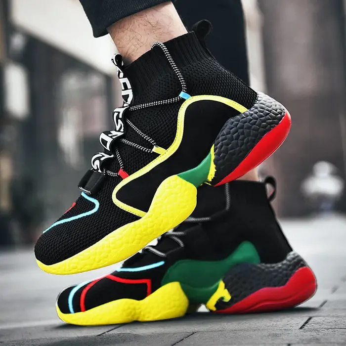 Chaussures de basket-ball respirantes pour hommes, chaussures de sport pour femmes, baskets d'entraînement athlétiques, chaussures de basket-ball pour hommes 47, Zapatos De Mujer Tendencia 48