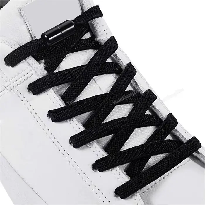 Lacets de chaussures de course élastiques multicolores, pour enfants, adultes et personnes âgées, ra